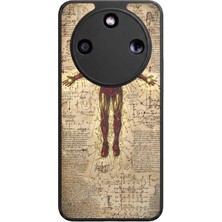 Bg Aksesuar Honor Magic 8 Lite Uyumlu Çizgi Sanatı Tasarımlı Glossy Premium Kılıf