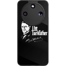 Honor Magic 8 Lite Uyumlu  Mustafa Kemal Ataturk Tasarımlı Glossy Premium Kılıf