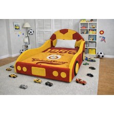 Puf Bebe Montessori 90X190 Mdf  Arabalı Çocuk Yatağı (Yatak Dahildir)