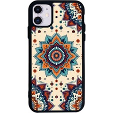 iPhone 11 Uyumlu Mandaal Tasarımlı Glossy Premium Kılıf
