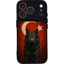 Bg Aksesuar iPhone 17 Pro Max Uyumlu Bozkurt Tasarımlı Glossy Premium Kılıf