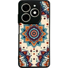 Infinix Smart 8 Pro Uyumlu Mandaal Tasarımlı Glossy Premium Kılıf