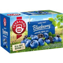 Teekanne Yaban Mersinli Kafeinsiz Karışık Meyve Çayı Blueberry Çayı 1 Paket x 20 Süzen Poşet