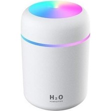 Zoli 300ML LED Işıklı Mini Ortam Oda Hava Nemlendirici ve Taşınabilir Buhar Makinesi H2O Humidifier