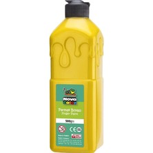 Sarı Parmak Boyası Nova Color 500 ml - Kolay Silinebilir