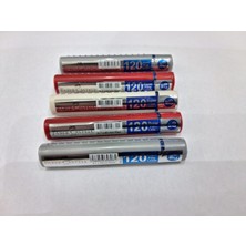 Faber-Castell Faber Castell Grip Min 0,7 2b 60 mm 120'LI Tüp 5 Adet(2 Gri 2 Kırmızı 1 Beyaz)