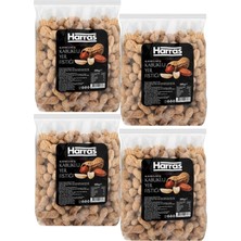 Harras Kavrulmuş Kabuklu Yer Fıstığı Yerli Çıtır Çitlek Kuruyemiş Yüksek Gramaj Seti 4 Adet x 500 gr