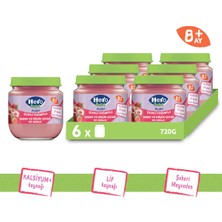 Hero Baby Plus Çilekli Yoğurtlu Kavanoz Mama 120g x6