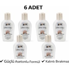 Cash Dukkan B&amp;m Oje Sil 70 ml Asetonlu Oje Çıkarıcı Güçlü Formül 6 Adet