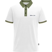 Bad Bear Awake Beyaz Polo Yaka Erkek  Tişört