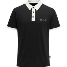 Bad Bear Awake Siyah Polo Yaka Erkek  Tişört