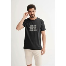 Bad Bear Bear Said Siyah Erkek Baskılı Tişört
