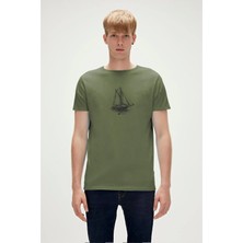 Bad Bear Art Of Journey Soluk Yeşil Erkek Baskılı Tişört