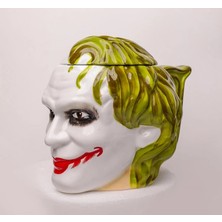 AyrStore Buğz 3D Kapaklı Joker Tasarımlı Porselen Kupa Bardak ALK4516