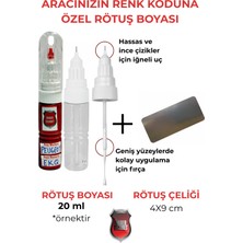 Önder Ticaret Aracınıza Özel Renk Kodu ile Rötuş Boyası Iğne Uçlu ve Fırçalı - Rötuş Çeliği