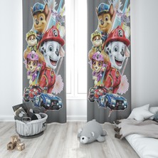 Paw Petrol Ekibi Fon Perde M5