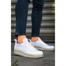 Marmara Qumasch CH181 - Rrt Ipekyol  Erkek Ayakkabı Beyaz / Kırmızı