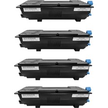 Kyocera TK-3160 (TK3160) 12500 Sayfalık Çipli Muadil Toner Kyocera Ecosys P3155DN Yazıcı Uyumlu ( 4 Adet)