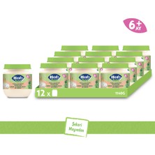 Hero Baby 120g x12 Muzlu Bisküvili Muhallebi  Kavanoz Mama 6-9 Ay Bebekler İçin Güvenli Besin