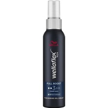 Wella Men Wellaflex Men Full Boost Kalın Telli Dolgun Görünüm Kafeinli Erkek Jel Saç Spreyi Strong Hold 150 ML