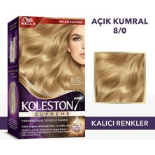 Wella Koleston Koleston Supreme Kit Saç Boyası 8/0 Açık Kumral