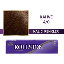 Wella Koleston Koleston Single Tüp Saç Boyası 4/0 Kahve