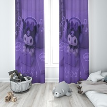 Mor Kuromi Fon Perde M2