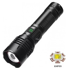 AyrStore Buğz F-38  Yüksek Güç Ultra Spot Uzun Menzilli El Feneri Şarj Edilebilir LED   Güçlü El Fene