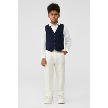 NBT Jeans Bg Store Erkek Çocuk Beyaz Pantolon
