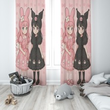 Kuromi ve Melodi Fon Perde M1