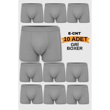 Cnt Erkek 10'lu Likralı Boxer