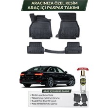 Audi A6 2023 Model Aracınıza Özel Üretim Esnek Kauçuk Paspas Takımı + Hediyeli