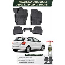 Volkswagen Polo 2010 Model Aracınıza Özel Üretim Esnek Kauçuk Paspas Takımı + Hediyeli