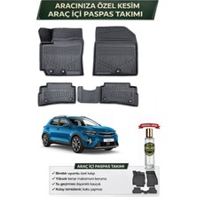 Kia Stonic 2023 Model Aracınıza Özel Üretim Esnek Kauçuk Paspas Takımı + Hediyeli
