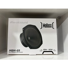 Mobass Mbm-69 Oval 6x9 Midrange 160W 80RMS 1 Takım 2 Adet