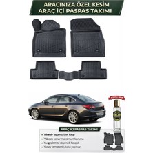 Opel Astra J Sedan 2017 Model Aracınıza Özel Üretim Esnek Kauçuk Paspas Takımı + Hediyeli