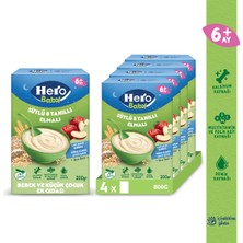 Hero Baby Sütlü 8 Tahıllı Elmalı 200g x4