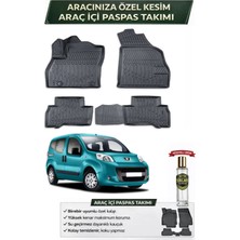 Peugeot Bipper 2018 Model Aracınıza Özel Üretim Esnek Kauçuk Paspas Takımı + Hediyeli