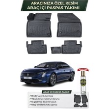 Peugeot 508 2019 Model Aracınıza Özel Üretim Esnek Kauçuk Paspas Takımı + Hediyeli