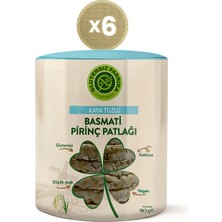 Kaya Tuzu Basmati Pirinç Patlağı 90G x 6 Paket (Glütensiz & Vegan)