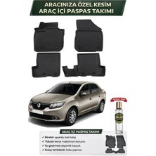Renault Symbol 2013 Model Aracınıza Özel Üretim Esnek Kauçuk Paspas Takımı + Hediyeli