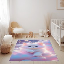 Sevimli Kedi Çocuk Halısı M20