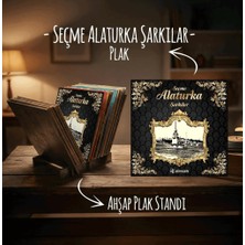 Seçme Alaturka Şarkılar Plak ve Ahşap Plak Standı