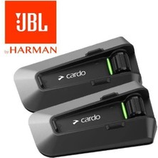 Cardo Packtalk Edge Motosiklet Kask İçi Jbl Bluetooth Ve İntercom Çiftli
