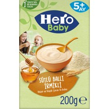 Hero Baby Sütlü İrmikli Ballı Kaşık Mama 200g