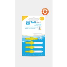 Aktident Arayüz Fırçası Yumuşak Kıllı Esnek Tasarım 3.5 mm 4 Adet Diş Bakımı Seti
