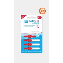 Aktident Arayüz Fırçası 4 Adet Esnek Fırça Ağız Bakımında Etkili Temizlik Sağlar