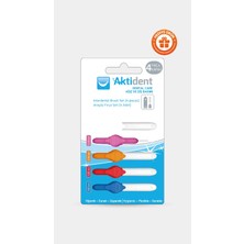 Aktident Arayüz Fırça Seti 4 Adet Diş Arası Temizliği İçin Kürdanlı Özel Tasarım