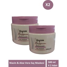 Daycare Dolgunlaştırıcı ve Hacim Veren Saç Maskesi Maksimum Hacim Niacin ve Aloevera 500 ml x 2 Adet