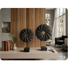 Ayder Online Satış (31 cm  -36 cm  BOYUNDA)-(19 cm  -23 cm  Çapında) Kırılmaz Polyester,halka Pervane Figürlü Biblo